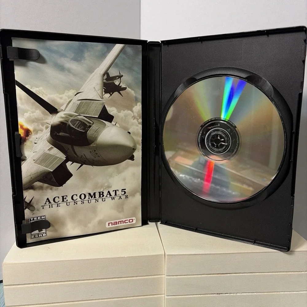 Ace Combat 5 The Unsung War & Power Drome Sony PlayStation 2 PS2 Bundle Games